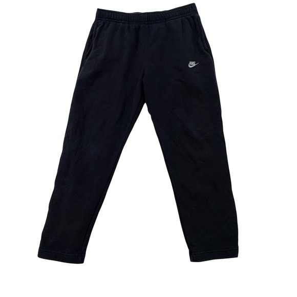 Nike Other - Nike Fleece Joggers Mens XL Black Excellent Embroidered Logo Sweatpants